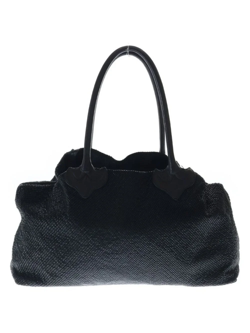 Chrome Hearts Tote Bag Snp BS Fluer Cannes Limited BS Flare Leather Patch Black